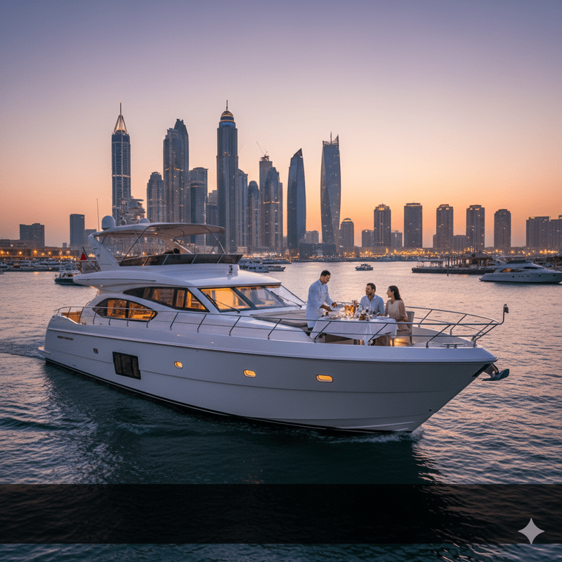 90-Minute Luxury Marina Cruise with Dinner