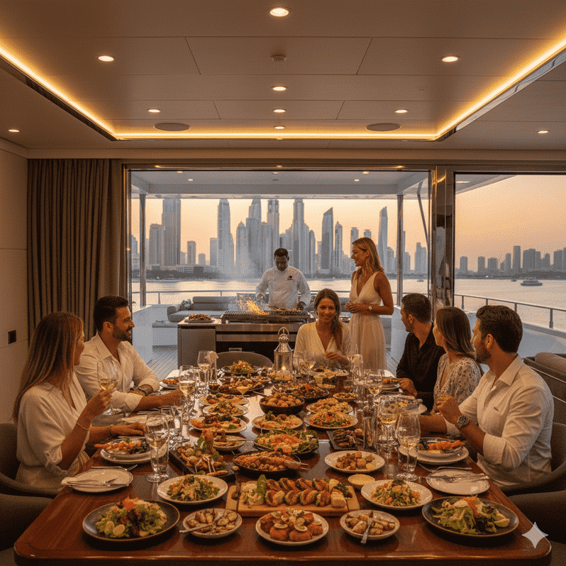 Extended Sunset Yacht Tour with Live BBQ