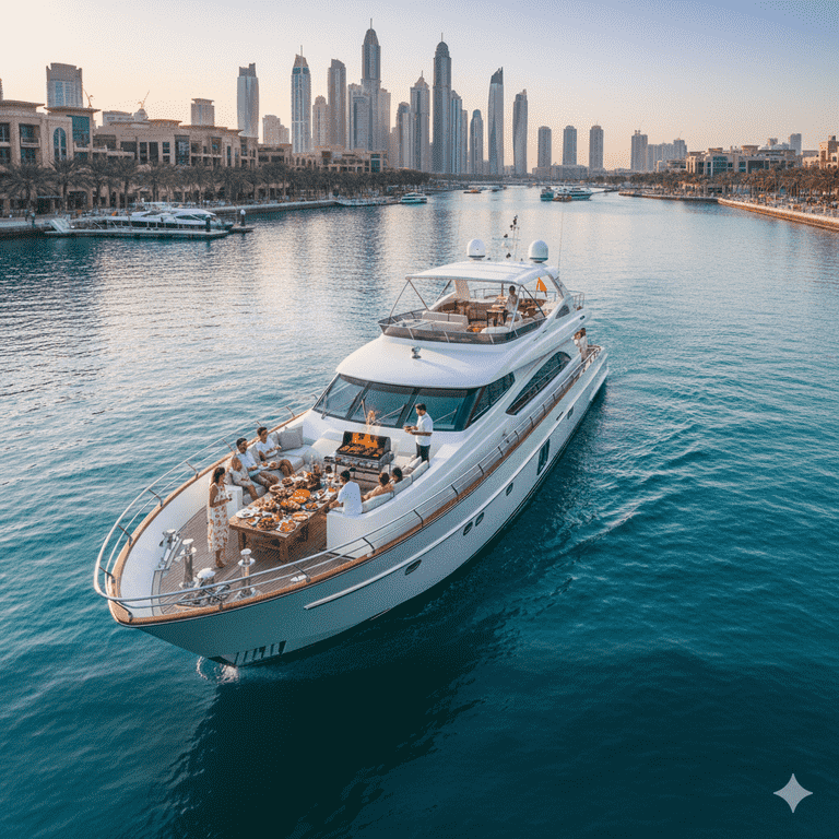 Morning Yacht Tour with Breakfast for Late Risers