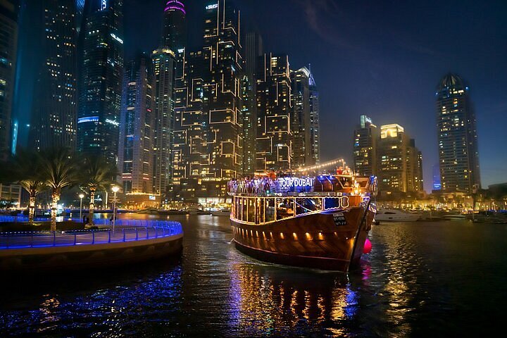 Dhow Cruise Dinner in Dubai Marina: A Complete Experience Guide 2 Scenic Marina Views