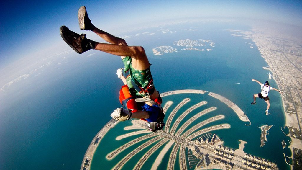 Top Adventure Activities in Dubai for Thrill Seekers 3 Skydiving Over Palm Jumeirah